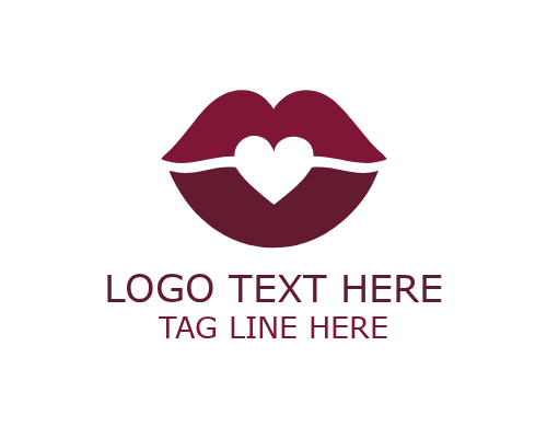 Elegant Lips Logo for Beauty Brands and Cosmetic Identity