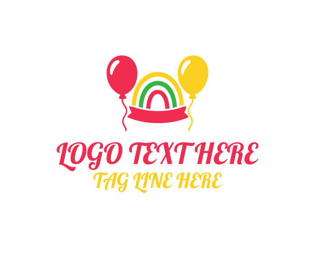 Elegant Little Star Baby Birthday Logo
