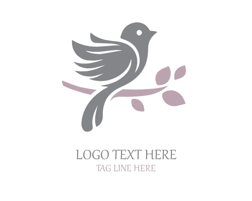 Elegant Love Bird Couple Design