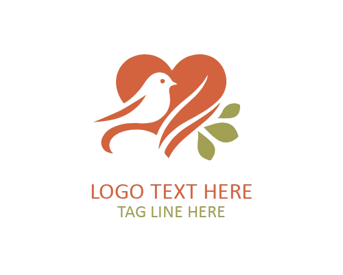 Elegant Love Bird Logo