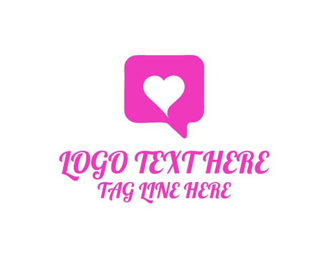  Elegant Love Message Logo