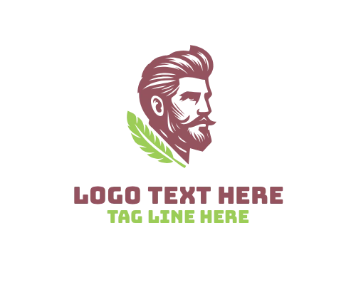 Elegant Male Portrait Logo