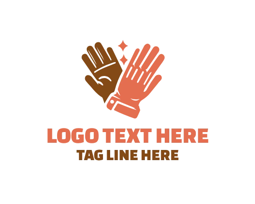Elegant Minimal Gloves Logo