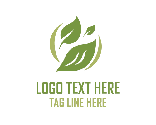 Elegant Minimal Leaf Logo
