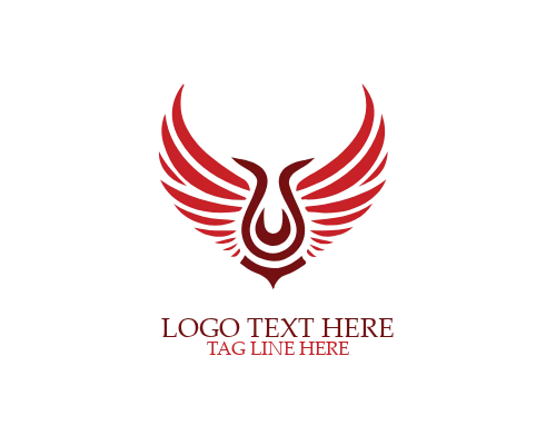 Elegant Minimal Wings Logo