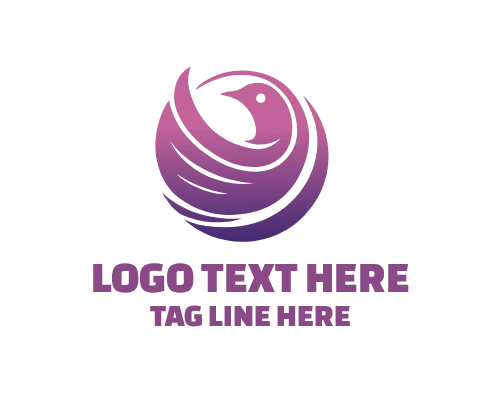 Elegant Modern Bird Logo