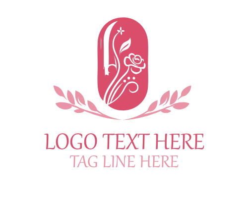  Elegant Nail Emblem Logo
