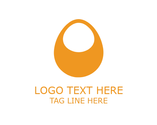 Elegant Oval Egg Logo