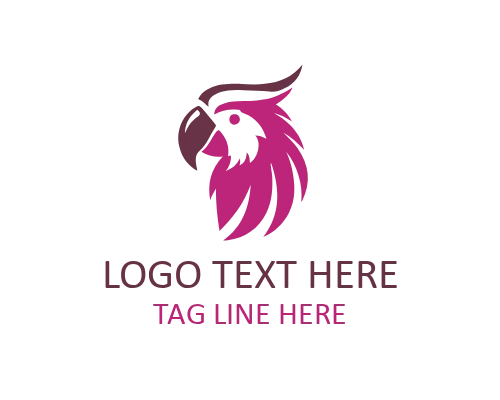  Elegant Parrot Line Logo