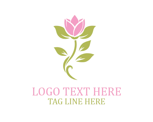 Elegant Petal Flower Symbol