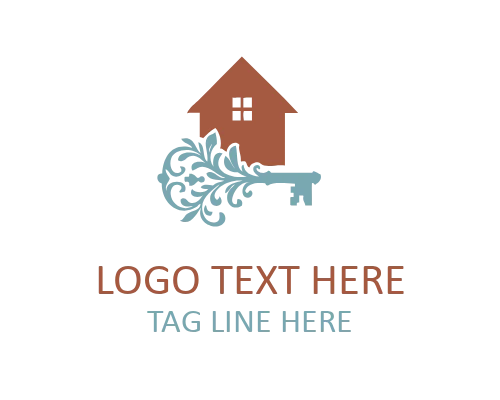 Elegant Real Estate Key Logo