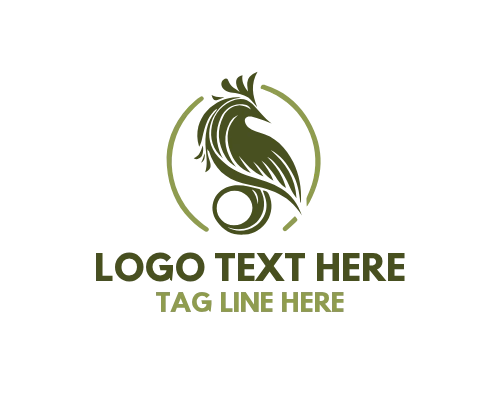 Elegant Rising Bird Logo