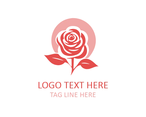 Elegant Rose Flower Logo