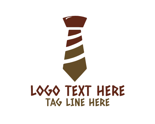 Elegant Silk Tie Luxury Logo