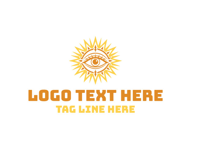 Elegant Sun Eye Logo