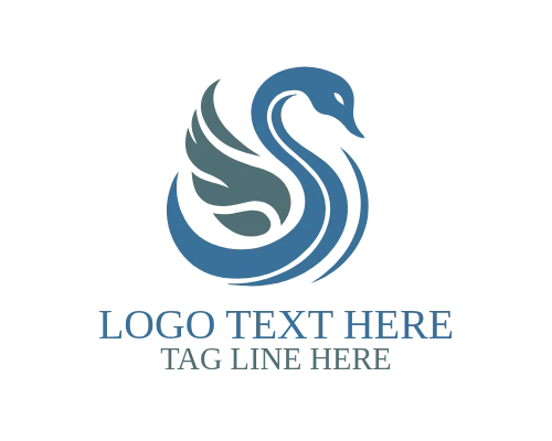  Elegant Swan Logo