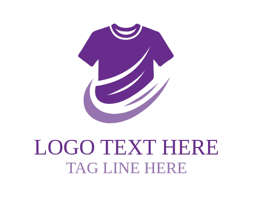 Elegant T shirt Monogram Logo for Premium Brand Identity