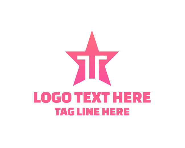Elegant T Star Logo