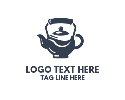 Elegant Teapot Logo for Tea Branding