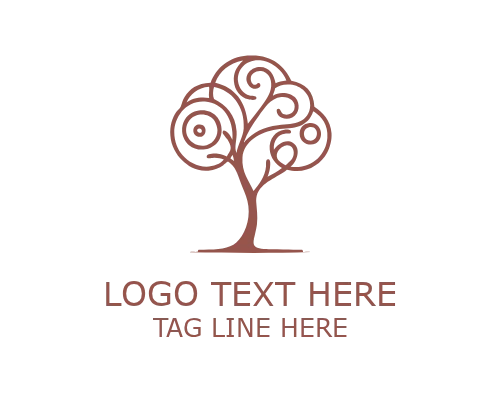 Elegant Tree Monoline Logo for Premium Eco and Natural Branding