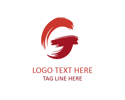 Elegant Vector Brush Letter G Symbol Logo for Premium Branding