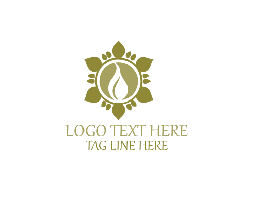 Elegant Wellness Lotus Logo for Yoga, Meditation, and Holistic Branding