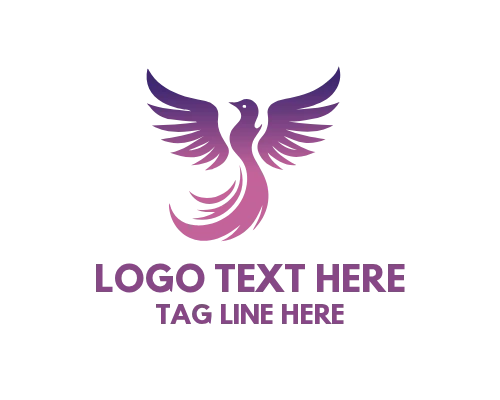 Elegant Wing Arc Logo