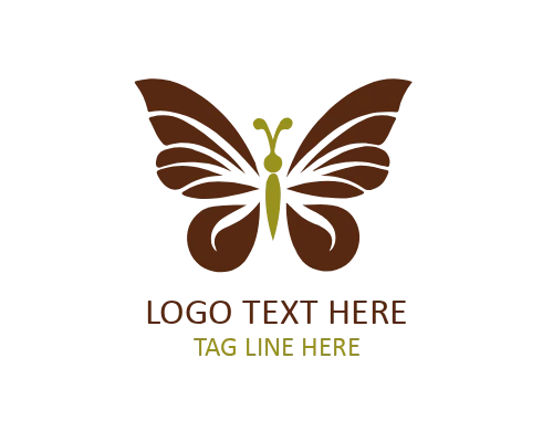 Elegant Wing Butterfly Logo