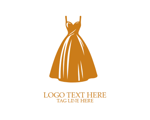 Elegant Women Dress Logo