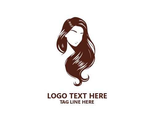 Elegant Women Hair Logo