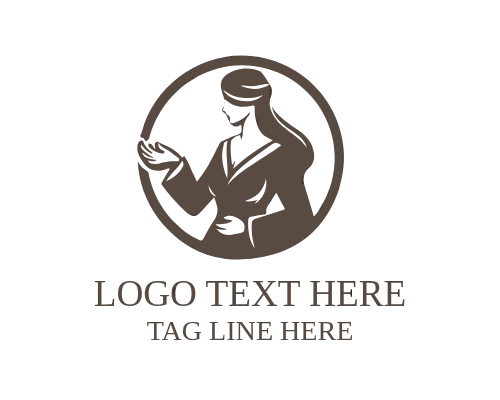 Elegant Women Justice Logo for Legal and Feminine Empowerment Branding