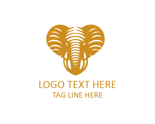 Elephant Mandala Logo for Spiritual and Wellness Brands
