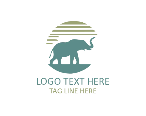 Elephant Nature Logo for Eco and Conservation Brands
