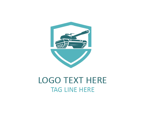 Elite Armored Tank Logo for Special Forces Concepts