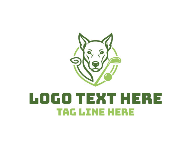 Elite Golf Dog Logo