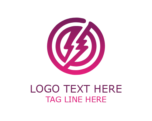 Elite Lightning Bolt Logo for Premium Energy Branding