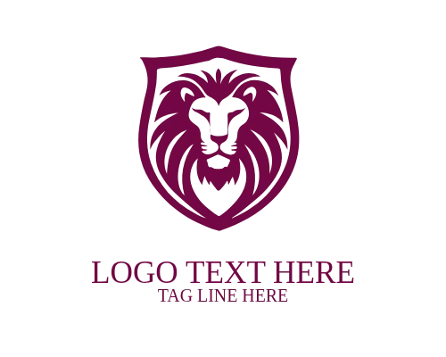 Elite Lion Shield Logo