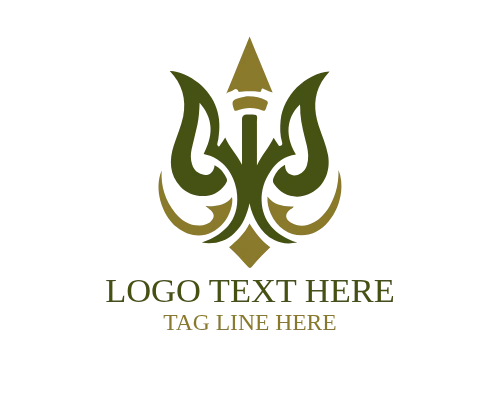 Elite Warrior Trident Logo