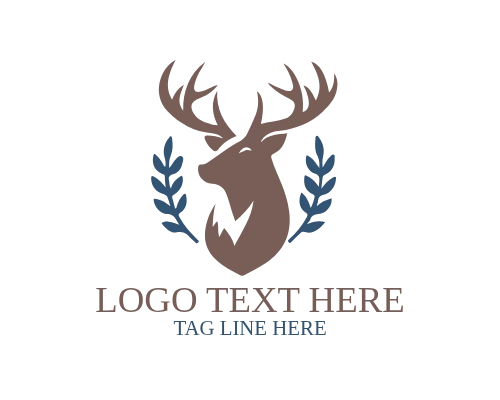 ELK Minimalist Logo SVG Vector