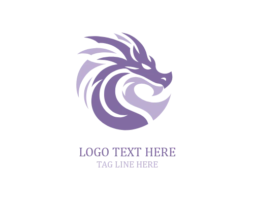 Emerald Dragon Mascot Logo