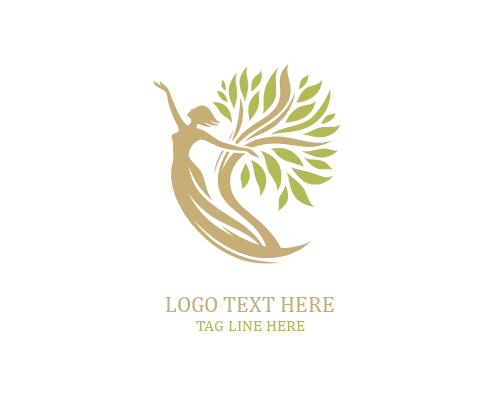 Empowered Woman Tree Logo
