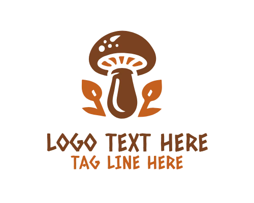 Enchanted Forest Mushroom Cap Logo