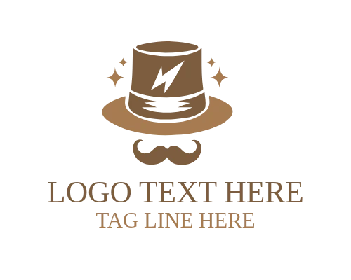 Enchanted Magic Cap Logo for Fantasy and Magical Branding