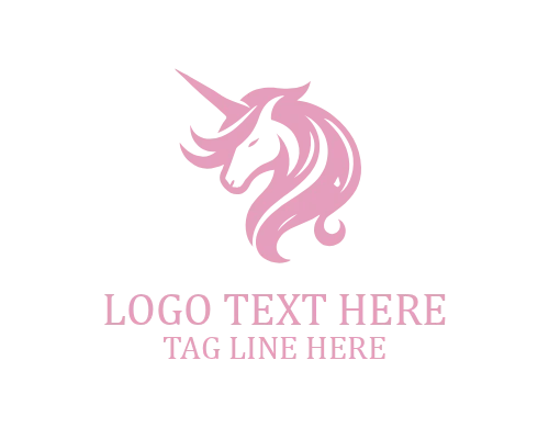 Enchanted Unicorn Circle Logo