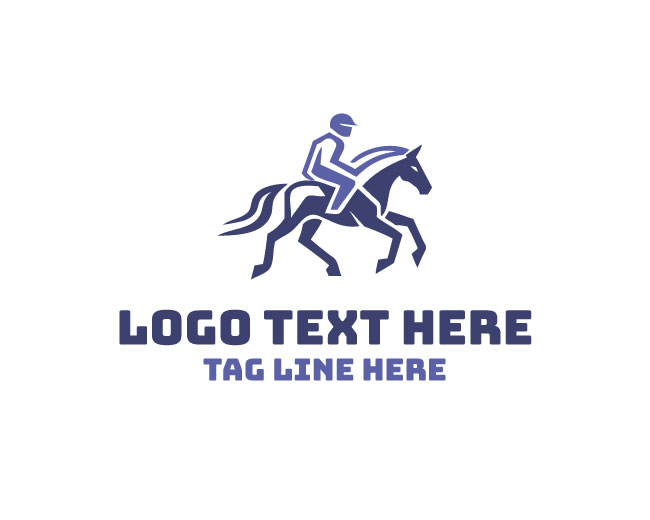  Endurance Horse Rider Logo