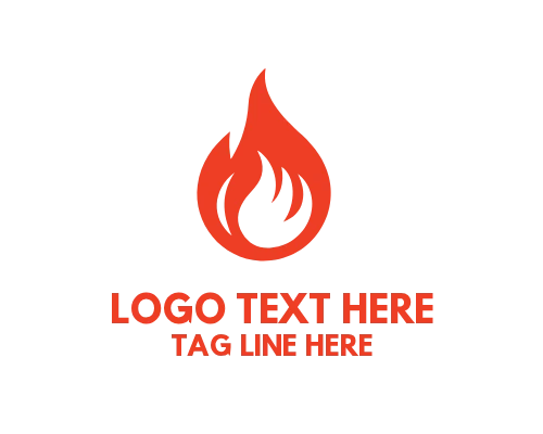 Energy Brand Linear Fire Logo