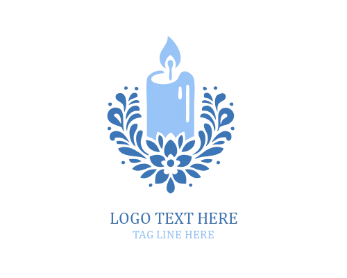  Energy Flame Candle Logo