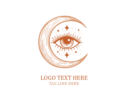 Energy Flow Boho Eye Logo