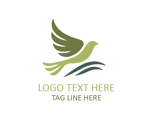  Energy Flying Bird Logo