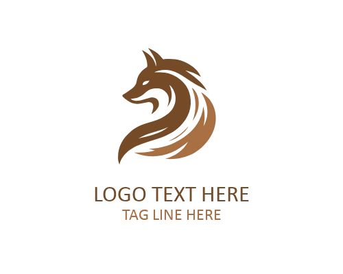 Energy Fox Symbol Logo